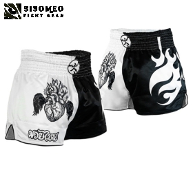 File Muay Thai Short MTSHL01 White