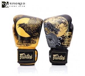 Găng BGV26 Fairtex Harmony Six Black-Gold Boxing Gloves