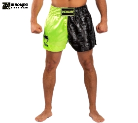 QUẦN VENUM MUAY SHORT LOGO GREEN/BLACK