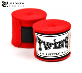 BĂNG ĐA QUẤN TAY TWINS BOXING HAND WRAPS CH-5 - ĐỎ