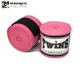 BĂNG ĐA QUẤN TAY TWINS BOXING HAND WRAPS CH-5 - HỒNG