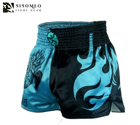 File Muay Thai Short MTSHL01 Blue