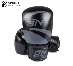 Găng Tay Boxing BN - Đen /Xám ( màu mới )