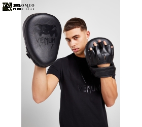 Đích Đấm Venum Light Focus Mitts - Black