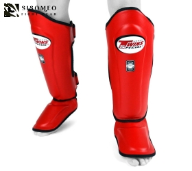 GIÁP CHÂN BẢO HỘ TWINS SHIN GUARDS SGL10 - ĐỎ