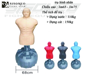 Trụ Bao Đấm Đứng Body Standing Punching Bag ( Bao cát hình người )