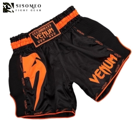 QUẦN MUAY VENUM GIANT BLACK/ORANGE