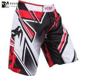 Venum Wand's CONFLICT MMA Shorts Black Ice Red