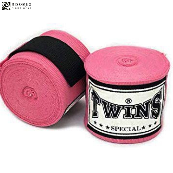 BĂNG ĐA QUẤN TAY TWINS BOXING HAND WRAPS CH-5 - HỒNG