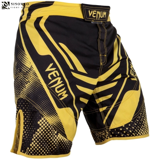 venum Technical Fightshorts (Black/Yellow)