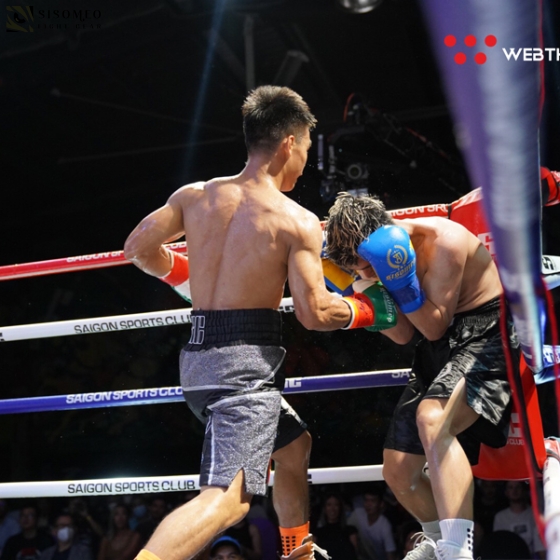 GĂNG SSM LACE UP BOXING GLOVES BLUE/YELLOW