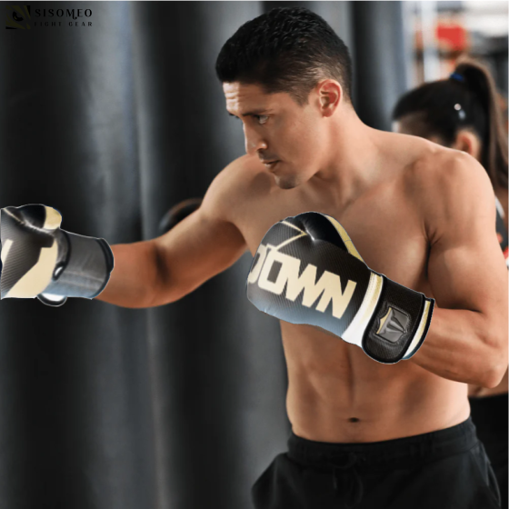 Găng Boxing Throwdown Cacbon Black/Gold